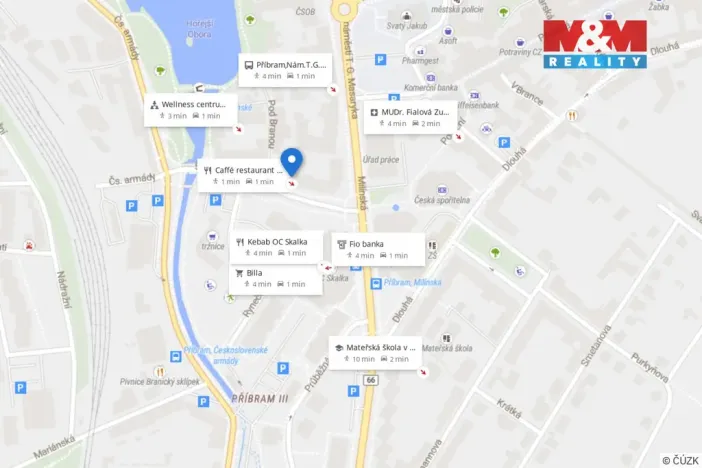 Pronájem bytu 1+kk, Příbram - Příbram I, Špitálská, 28 m2