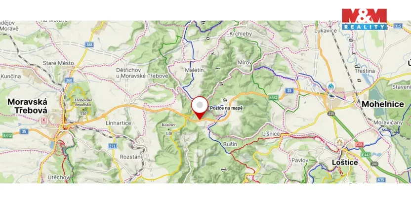 Prodej komerčního pozemku, Gruna - Žipotín, 900 m2