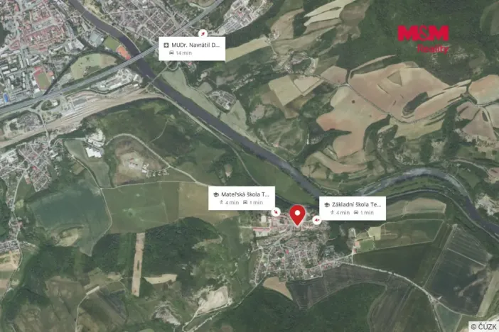 Pronájem rodinného domu, Tetín, 82 m2