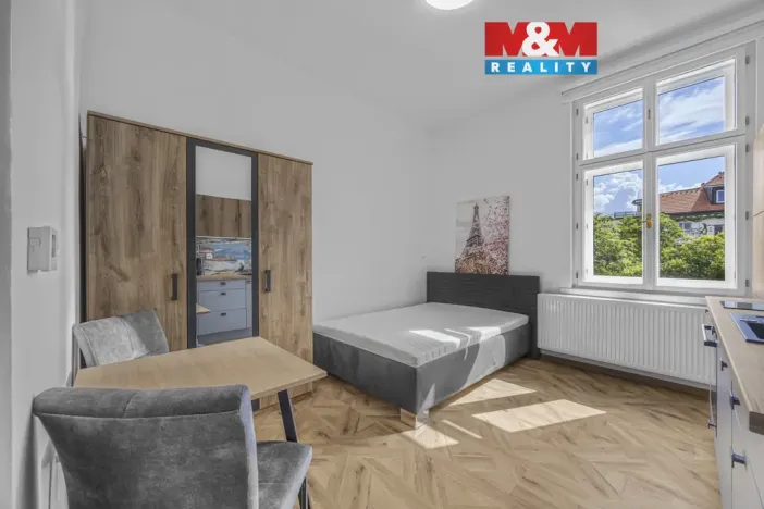 Pronájem bytu 1+kk, Praha - Nové Město, Legerova, 20 m2