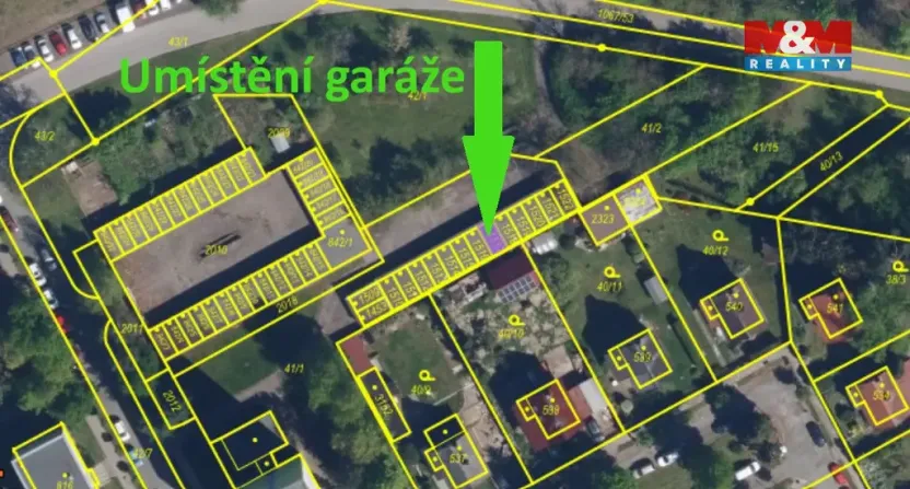 Pronájem garáže, Hradec Králové, Ječná, 15 m2