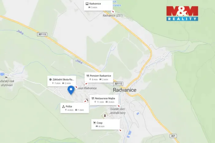Pronájem bytu 3+1, Radvanice, 78 m2
