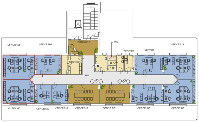 Pronájem kanceláře, Praha - Libeň, U libeňského pivovaru, 103 m2