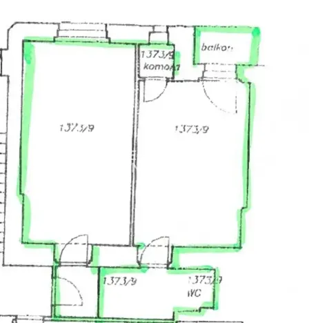 Pronájem bytu 2+kk, Praha - Vinohrady, Mánesova, 43 m2