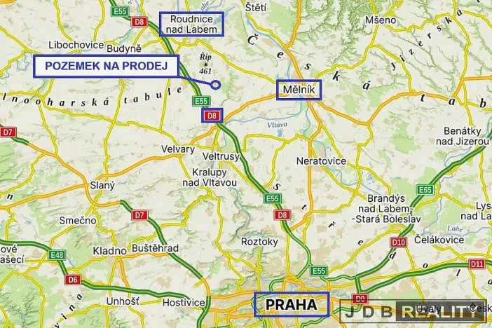 Prodej pozemku, Roudnice nad Labem, 632 m2
