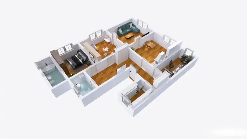 Prodej bytu 4+1, Nové Strašecí, Čsl. armády, 128 m2