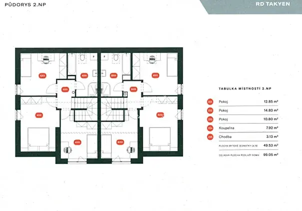 Prodej rodinného domu, Všenory, 103 m2