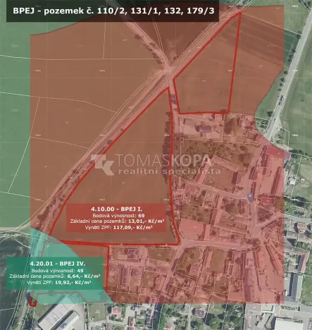 Prodej pozemku pro bydlení, Vysoký Újezd, 9294 m2