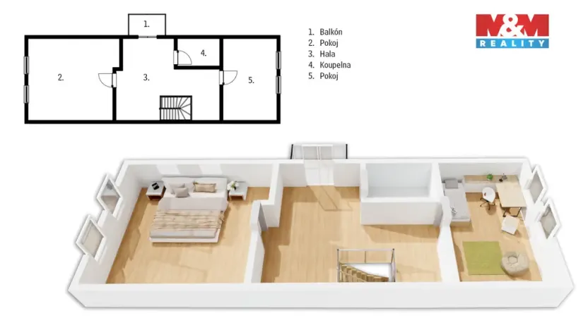 Prodej rodinného domu, Sněžné, 116 m2