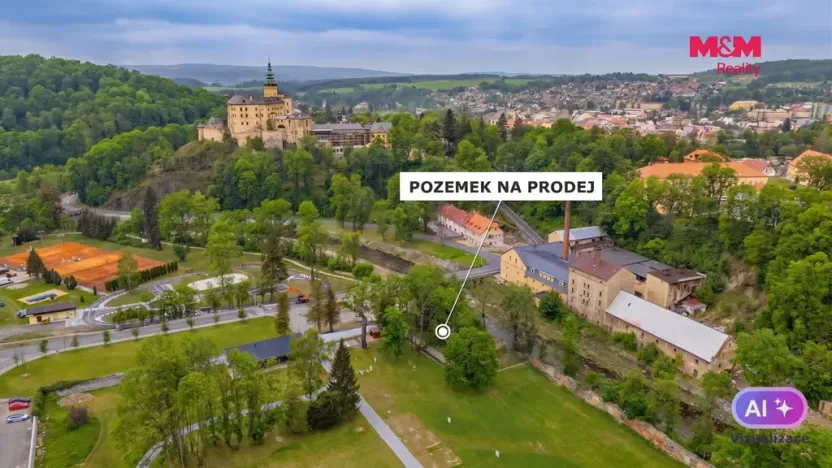 Prodej komerčního pozemku, Frýdlant, 1041 m2