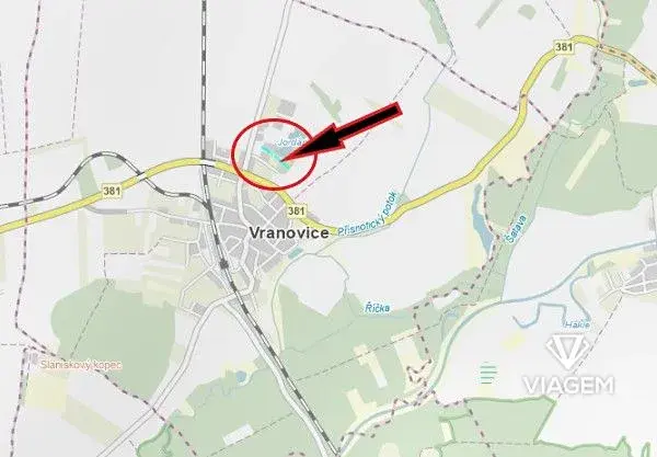 Prodej zahrady, Vranovice, 1525 m2