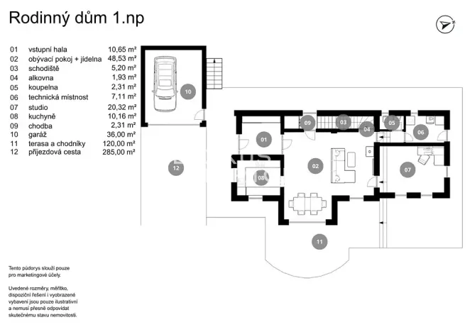 Prodej vily, Praha - Dejvice, V Šáreckém údolí, 253 m2