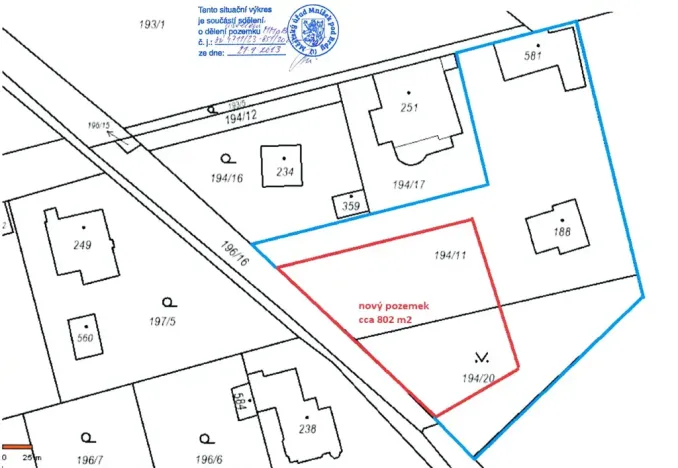 Prodej pozemku pro bydlení, Jíloviště, Na Hájensku, 800 m2