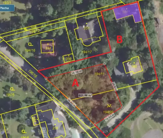 Prodej pozemku pro bydlení, Jíloviště, Na Hájensku, 800 m2