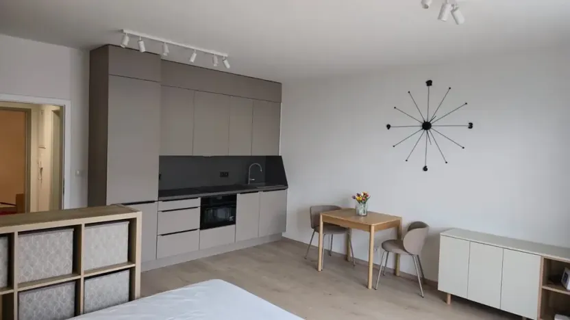 Pronájem bytu 1+kk, Praha - Vysočany, Gerstelova, 36 m2