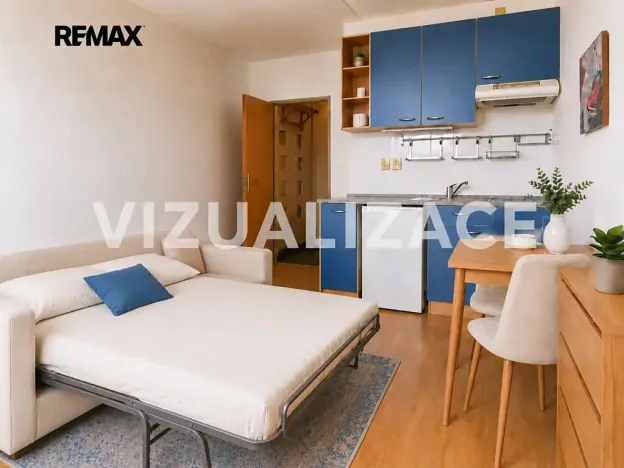 Pronájem bytu 1+kk, Brno, třída Generála Píky, 22 m2