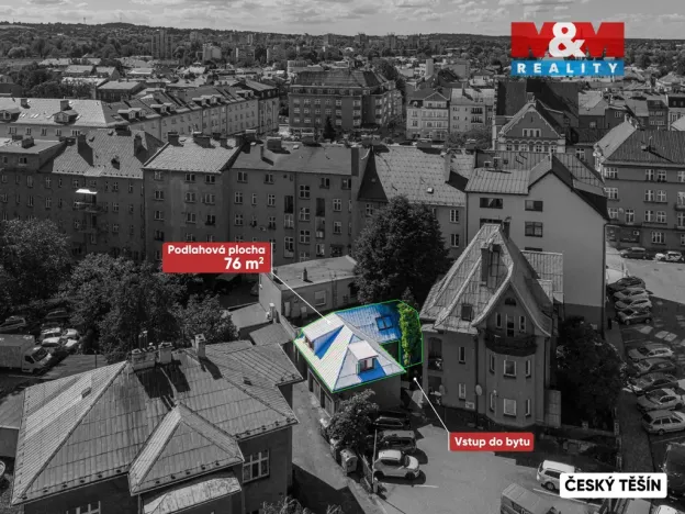 Prodej bytu 2+1, Český Těšín, Smetanova, 76 m2