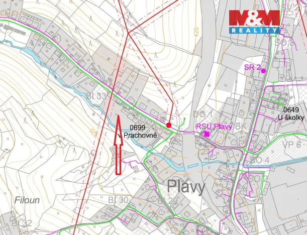 Prodej pozemku pro bydlení, Plavy, 3359 m2