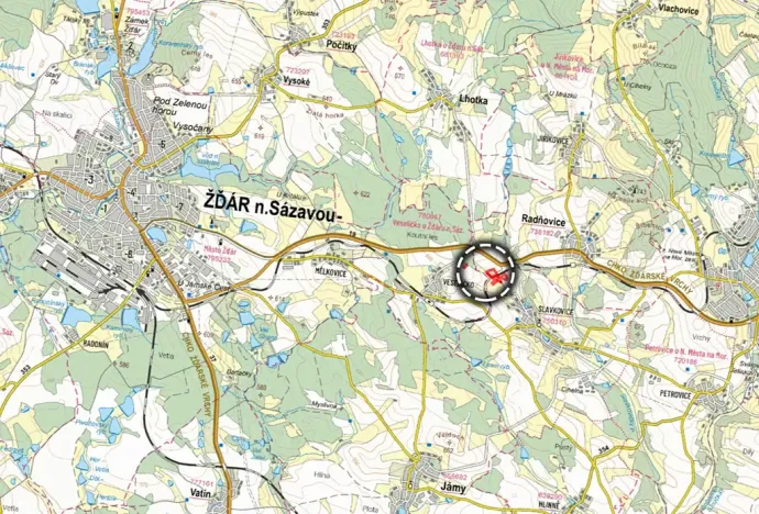 Prodej pole, Nové Město na Moravě, 23281 m2