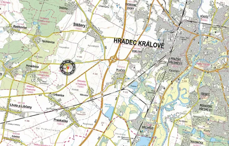 Prodej pozemku pro bydlení, Stěžery, 1628 m2
