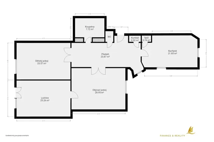 Pronájem bytu 3+1, Plzeň, Hálkova, 132 m2