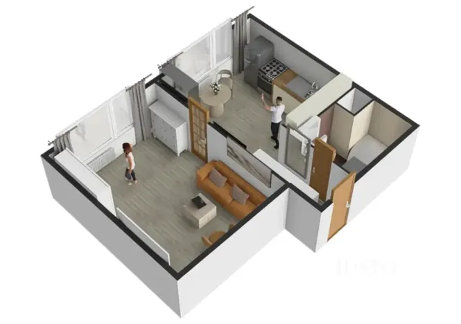 Prodej bytu 1+1, Ústí nad Labem, Meruňková, 35 m2