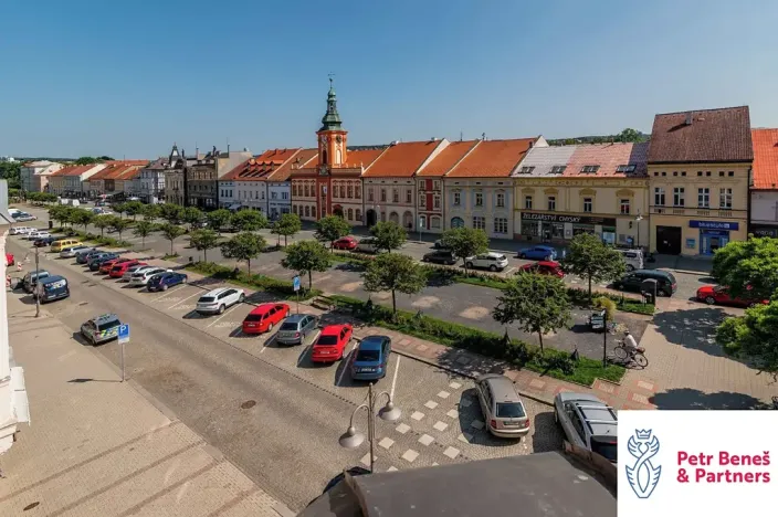 Pronájem bytu 2+kk, Rakovník, Husovo náměstí, 46 m2