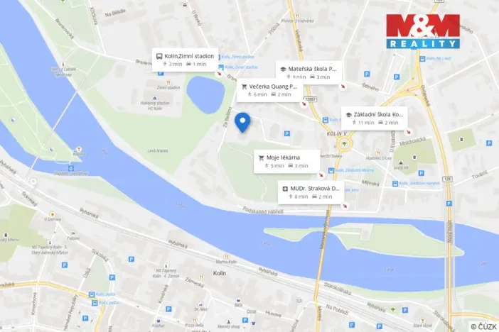 Pronájem bytu 3+kk, Kolín - Kolín V, Za Baštou, 70 m2