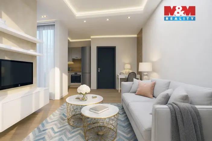 Prodej bytu 1+kk, Kralupy nad Vltavou, 42 m2