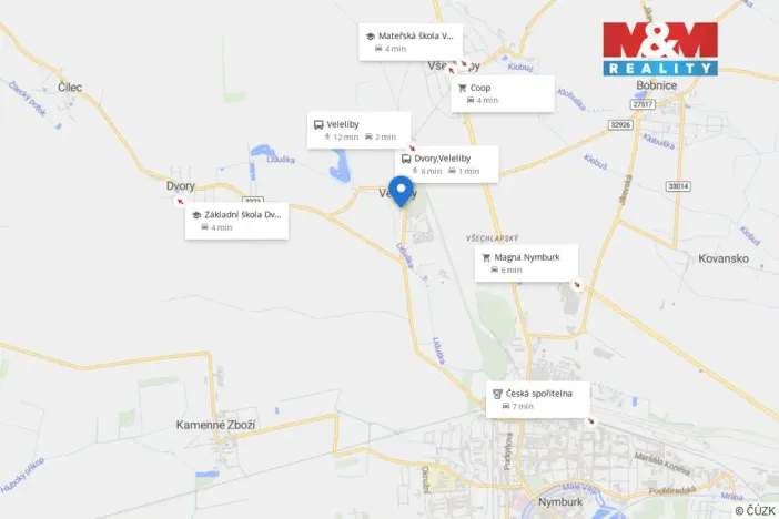 Prodej pozemku pro bydlení, Dvory - Veleliby, 618 m2