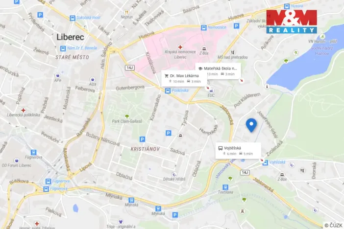 Pronájem rodinného domu, Liberec - Liberec V-Kristiánov, Josefinino údolí, 140 m2