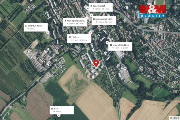 Pronájem bytu 2+kk, Litomyšl - Litomyšl-Město, Z. Kopala, 54 m2