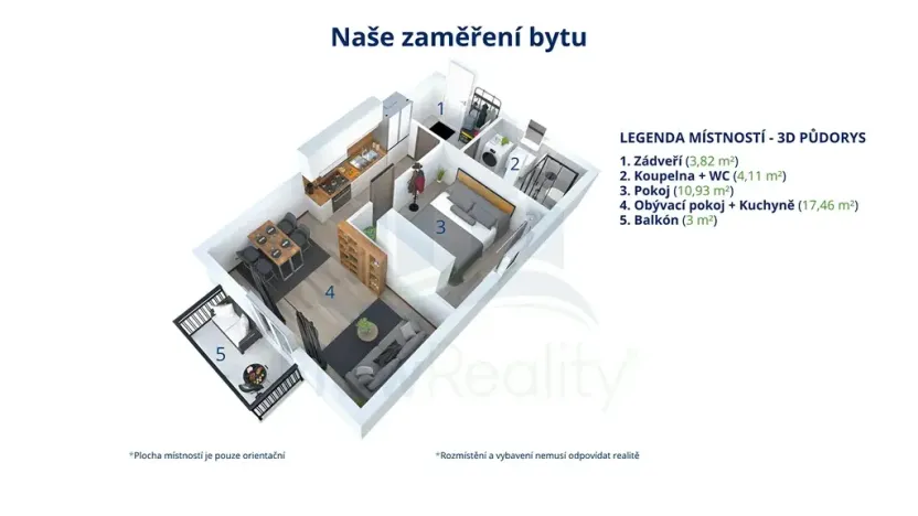 Prodej bytu 2+kk, Polná, Pojmannova, 40 m2