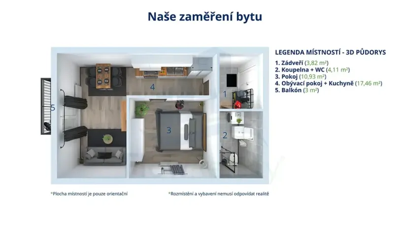 Prodej bytu 2+kk, Polná, Pojmannova, 40 m2