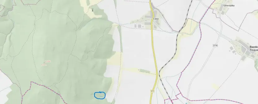 Prodej pozemku, Městečko Trnávka - Lázy, 384 m2