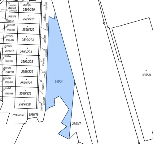 Prodej pozemku pro bydlení, České Budějovice, Platanová, 840 m2