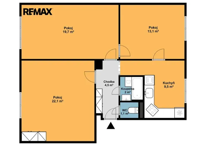Prodej bytu 3+1, Plzeň, náměstí Generála Píky, 72 m2