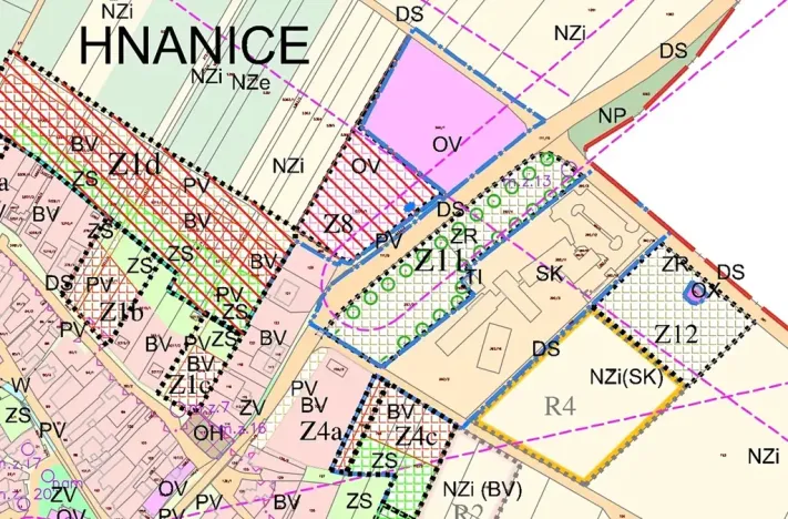 Prodej pozemku pro bydlení, Hnanice, 1450 m2