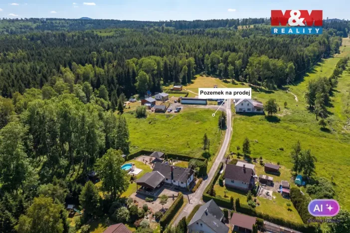 Prodej pozemku pro bydlení, Rumburk, Na kolonii, 1263 m2