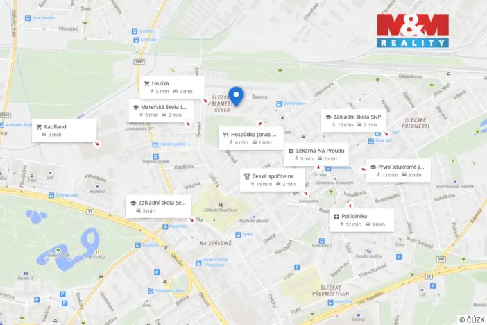 Prodej bytu 3+kk, Hradec Králové - Slezské Předměstí, Severní, 62 m2