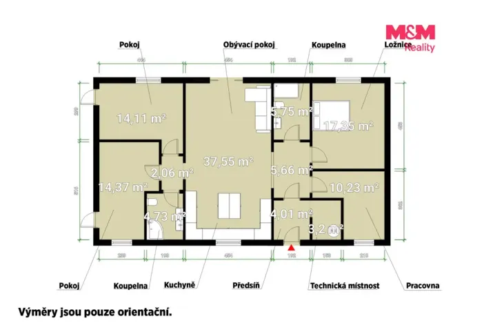 Prodej rodinného domu, Tachov, Swobodova, 118 m2