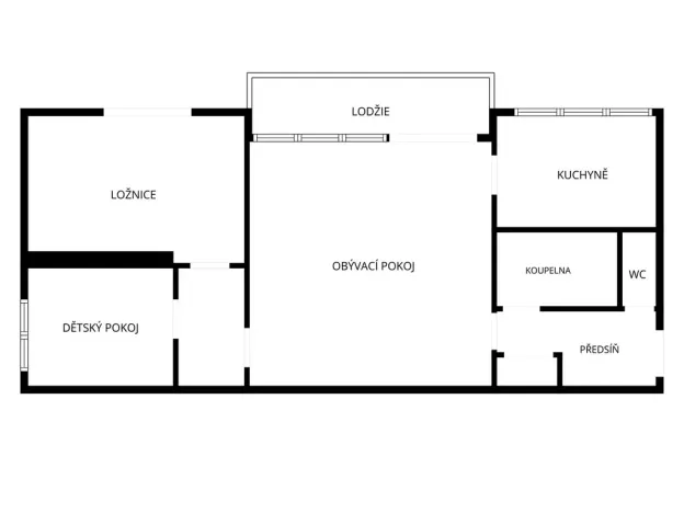 Pronájem bytu 3+1, Příbram - Příbram I, Hradební, 80 m2