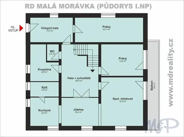 Prodej rodinného domu, Malá Morávka, 220 m2