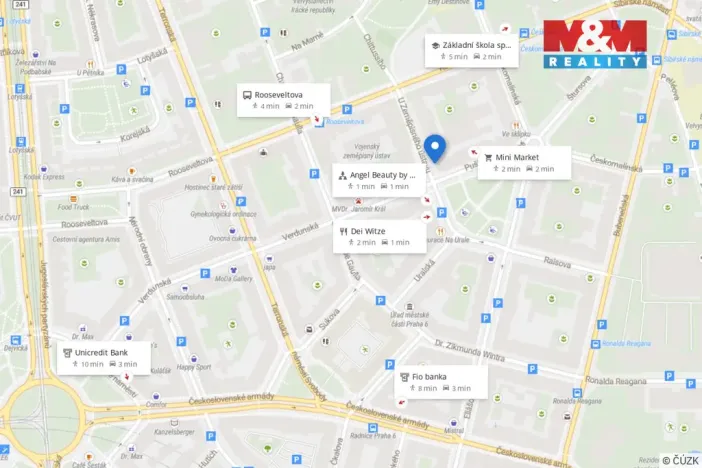 Prodej bytu 2+1, Praha - Bubeneč, U zeměpisného ústavu, 57 m2
