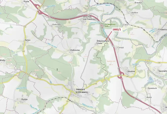Dražba lesa, Trhový Štěpánov, 2201 m2