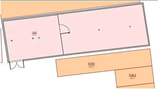 Prodej komerčního pozemku, Brno, Vídeňská, 498 m2