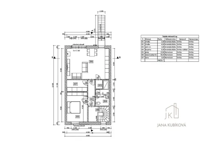 Pronájem bytu 2+kk, Vracov, Josefa Somra, 68 m2