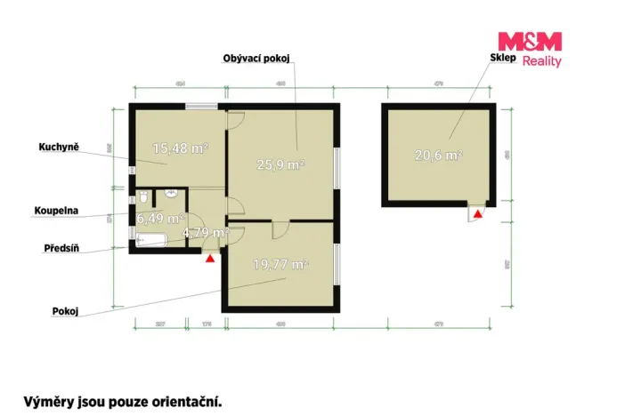 Prodej bytu 2+1, Plzeň - Východní Předměstí, Olšová, 72 m2