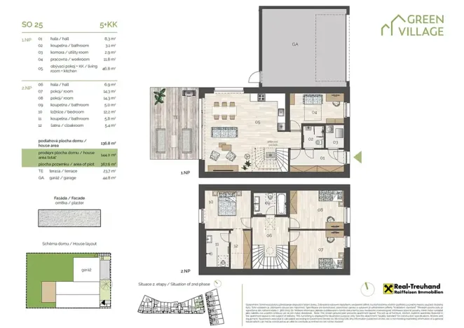 Prodej rodinného domu, Bystřice, 144 m2