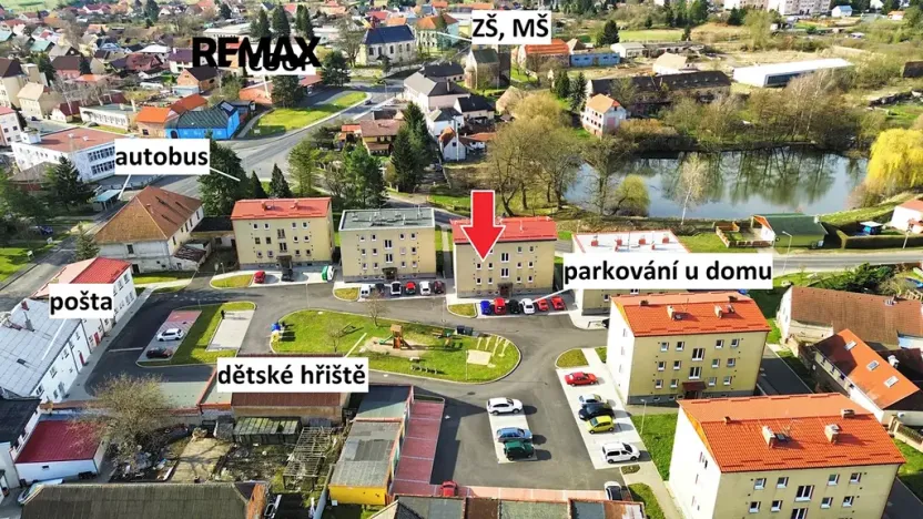 Pronájem bytu 3+kk, Vroutek, Nádražní, 60 m2